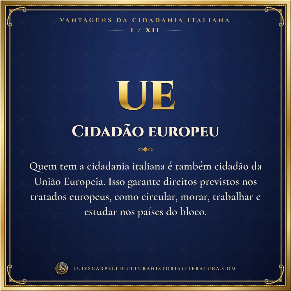 Cidadão europeu: vantagens da cidadania italiana, Luiz Scarpelli