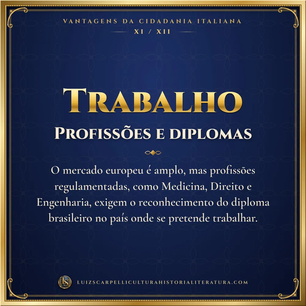 Profissões e diplomas: vantagens da cidadania italiana, Luiz Scarpelli