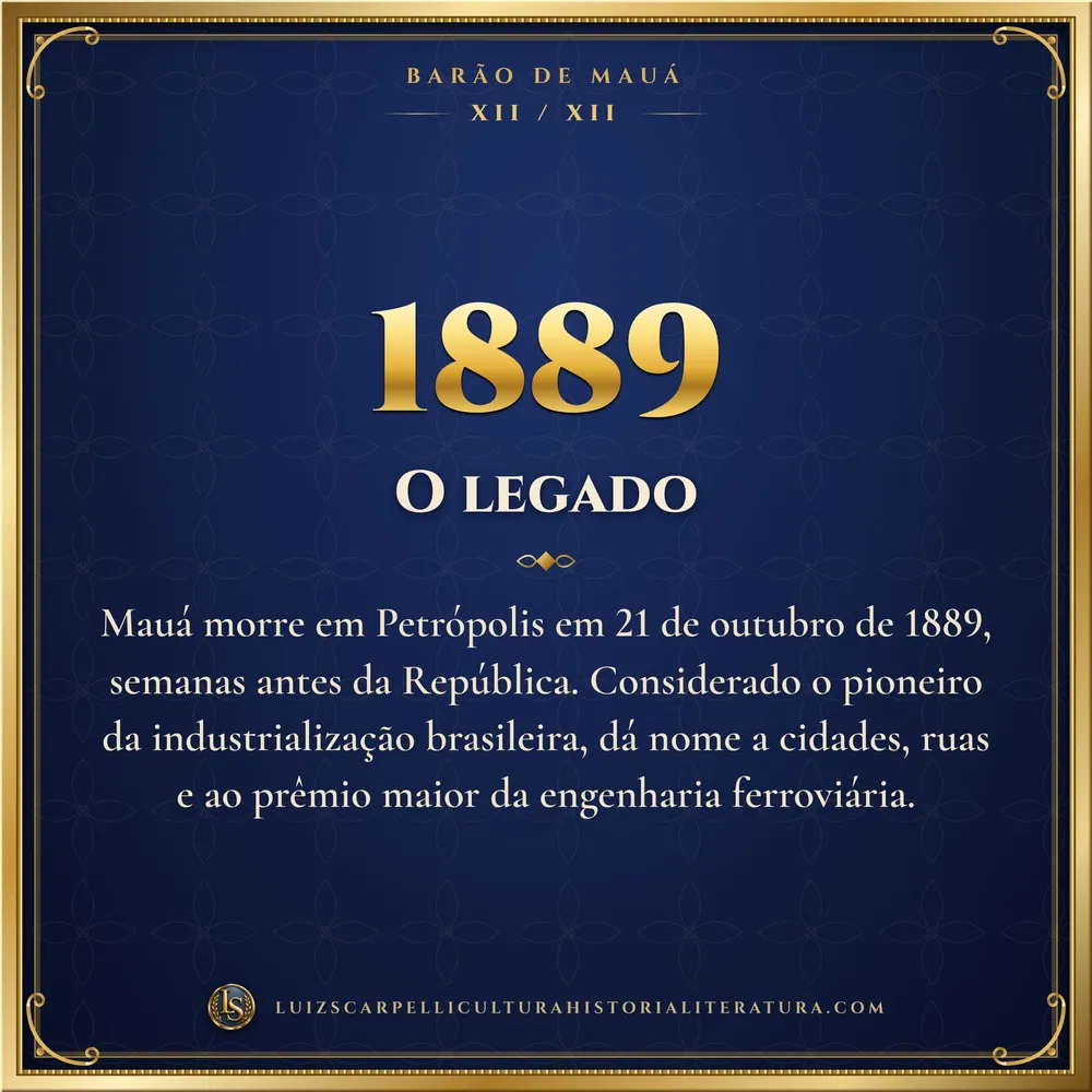 1889: O legado. Barão de Mauá, Luiz Scarpelli