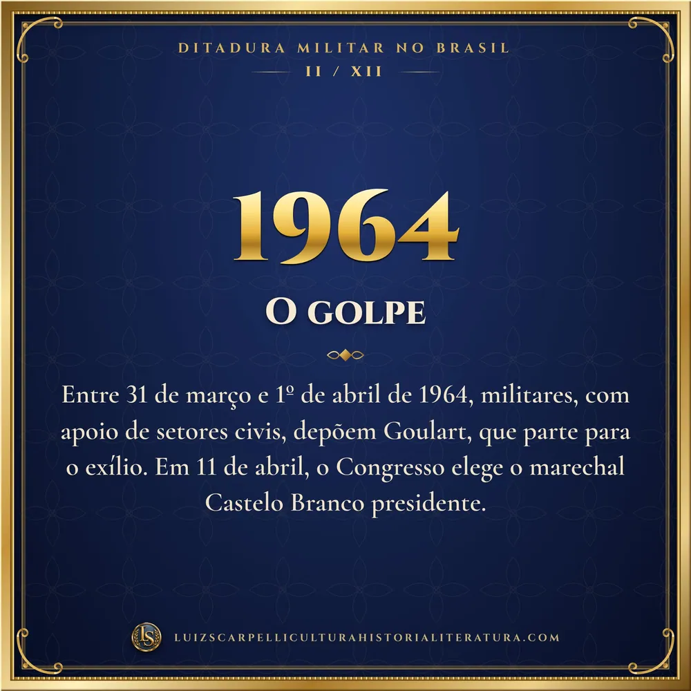 1964: O golpe. Ditadura Militar no Brasil, Luiz Scarpelli