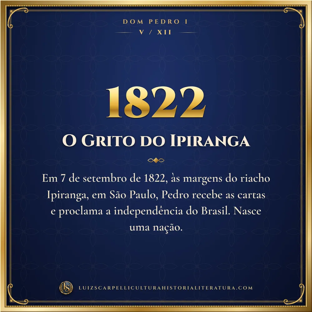 1822: O Grito do Ipiranga. Dom Pedro I, Luiz Scarpelli