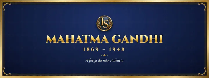 Mahatma Gandhi (1869 – 1948), por Luiz Scarpelli
