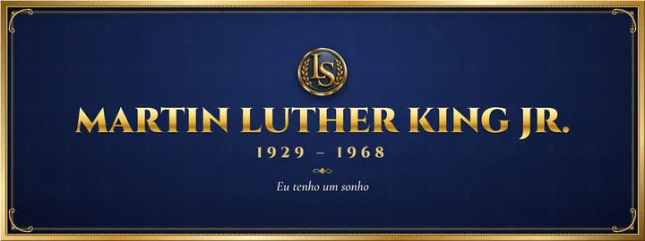 Martin Luther King Jr. (1929 – 1968), por Luiz Scarpelli