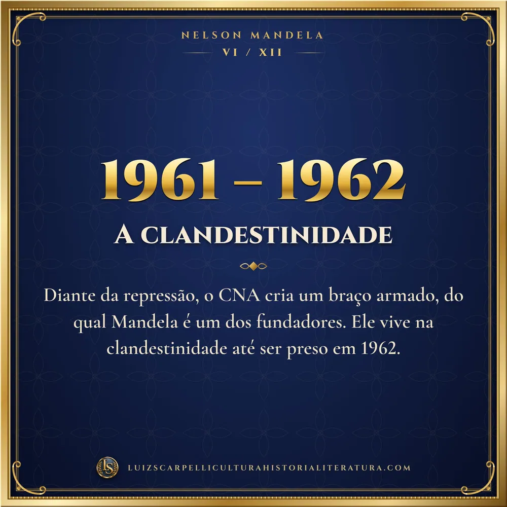 1961 – 1962: A clandestinidade. Nelson Mandela, Luiz Scarpelli