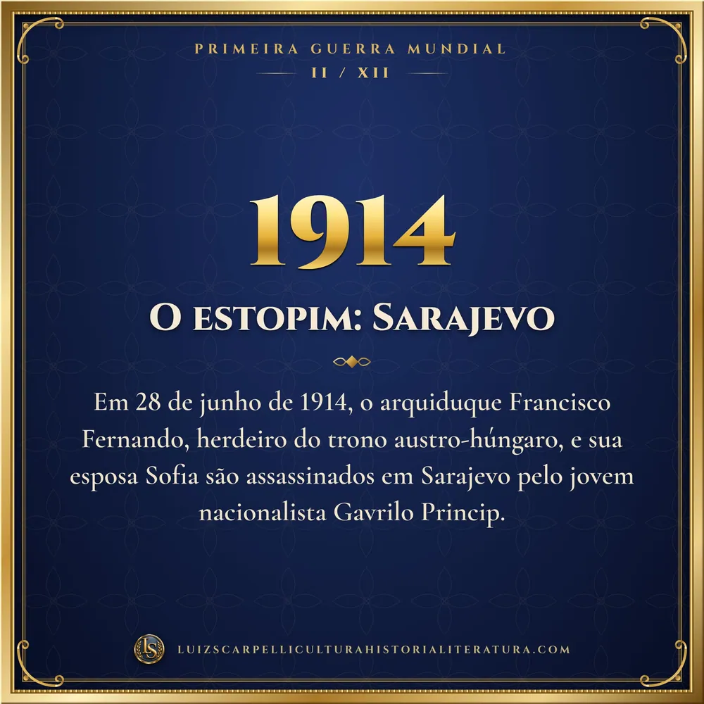 1914: O estopim: Sarajevo. Primeira Guerra Mundial, Luiz Scarpelli