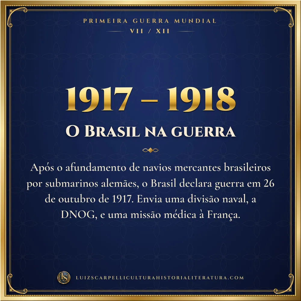 1917 – 1918: O Brasil na guerra. Primeira Guerra Mundial, Luiz Scarpelli