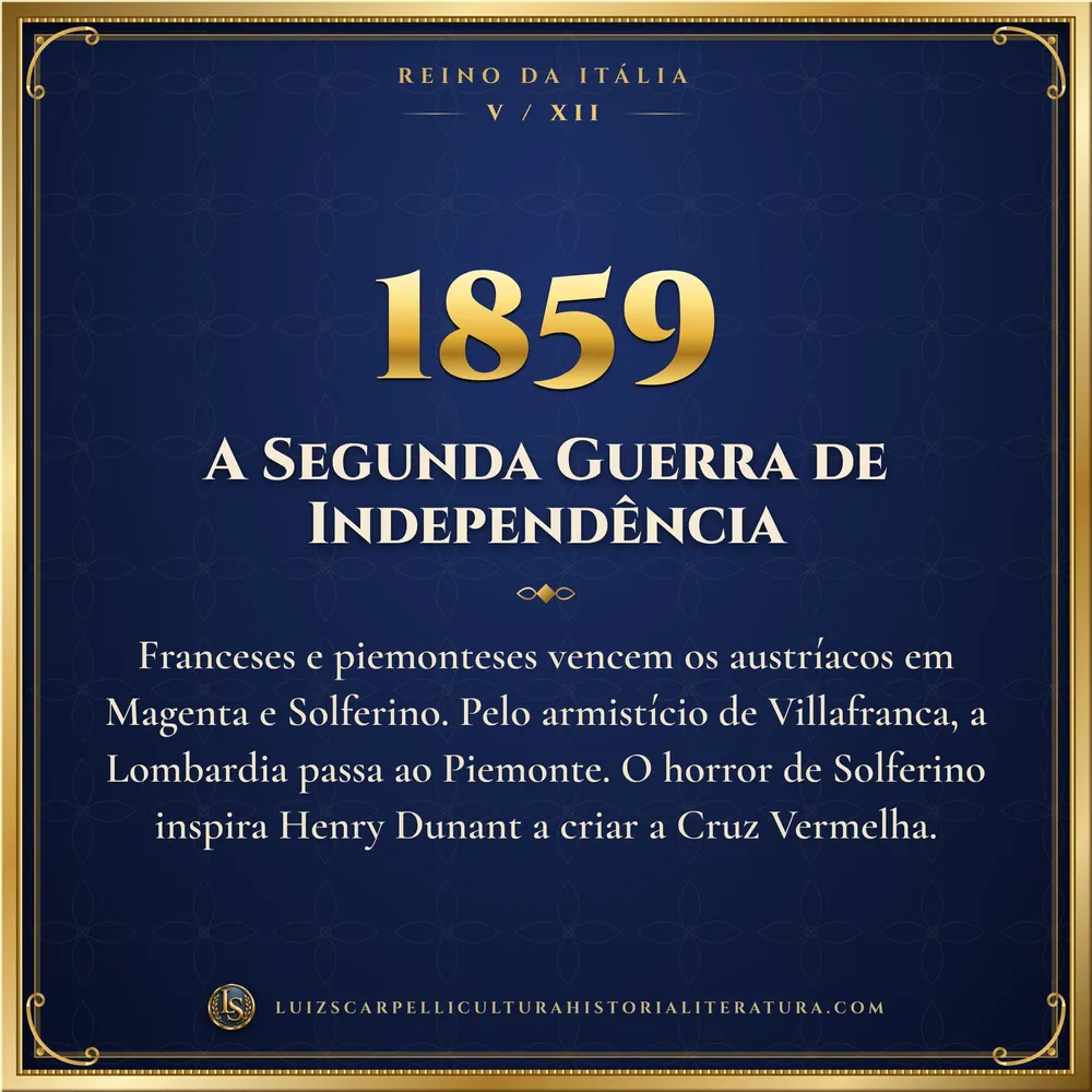 1859: A Segunda Guerra de Independência. Reino da Itália, Luiz Scarpelli