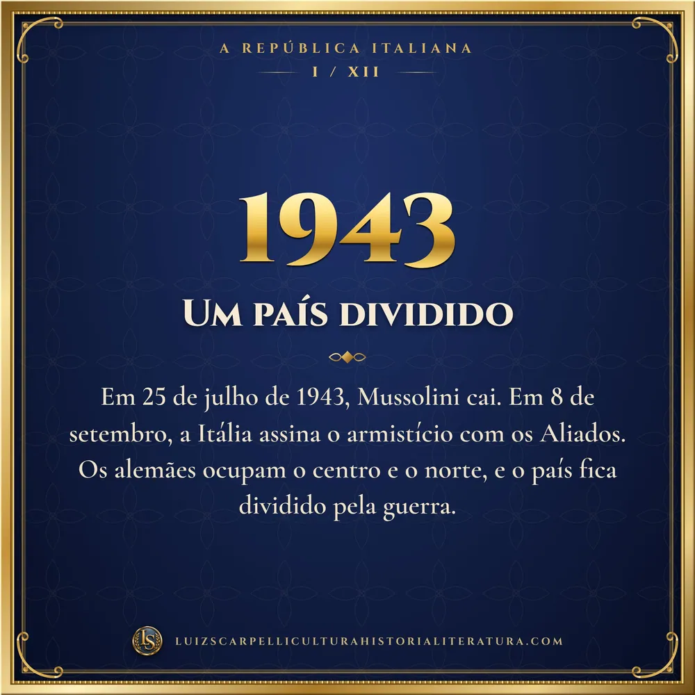 1943: Um país dividido. A República Italiana, Luiz Scarpelli