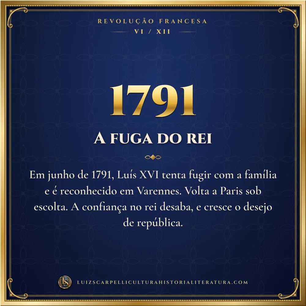 1791: A fuga do rei. Revolução Francesa, Luiz Scarpelli
