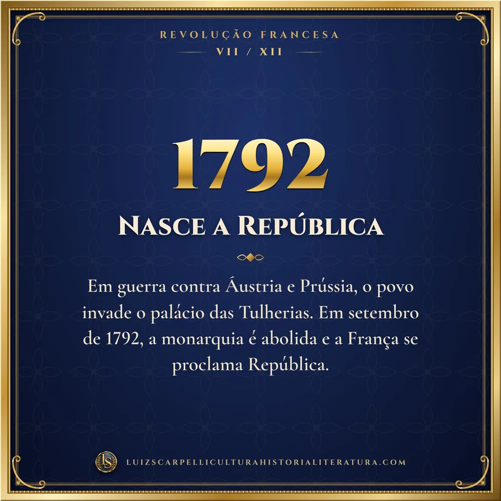 1792: Nasce a República. Revolução Francesa, Luiz Scarpelli