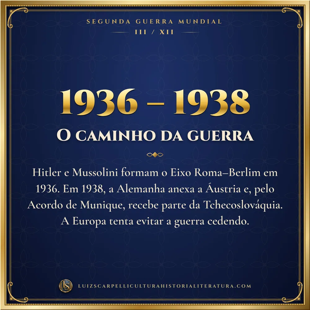 1936 – 1938: O caminho da guerra. Segunda Guerra Mundial, Luiz Scarpelli