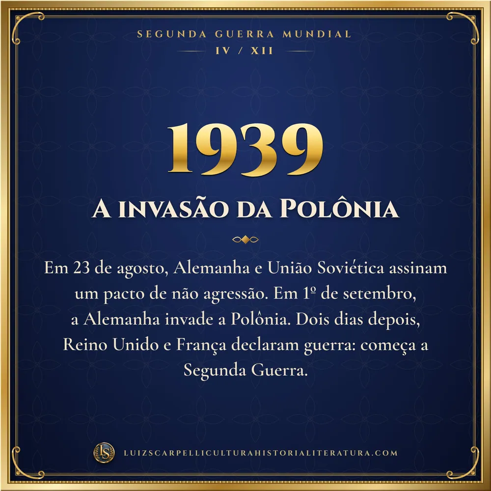 1939: A invasão da Polônia. Segunda Guerra Mundial, Luiz Scarpelli