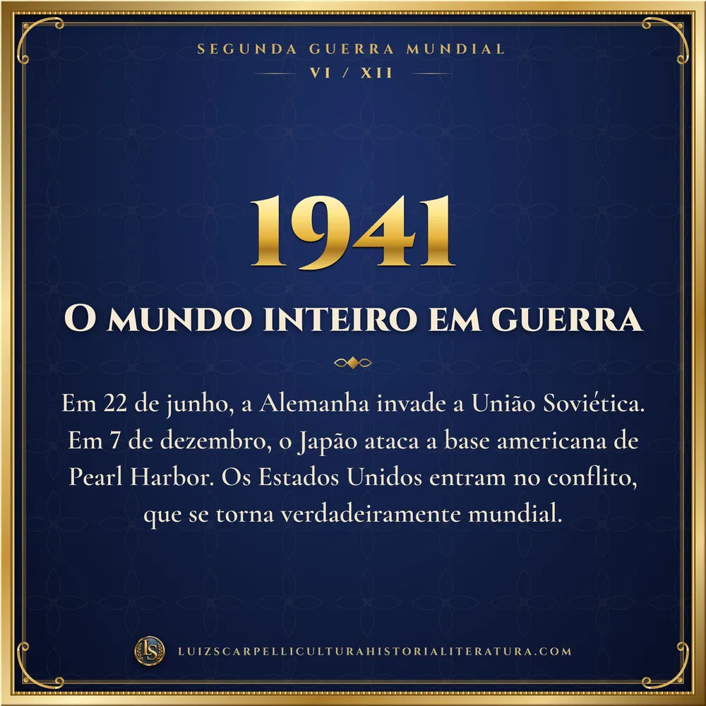 1941: O mundo inteiro em guerra. Segunda Guerra Mundial, Luiz Scarpelli