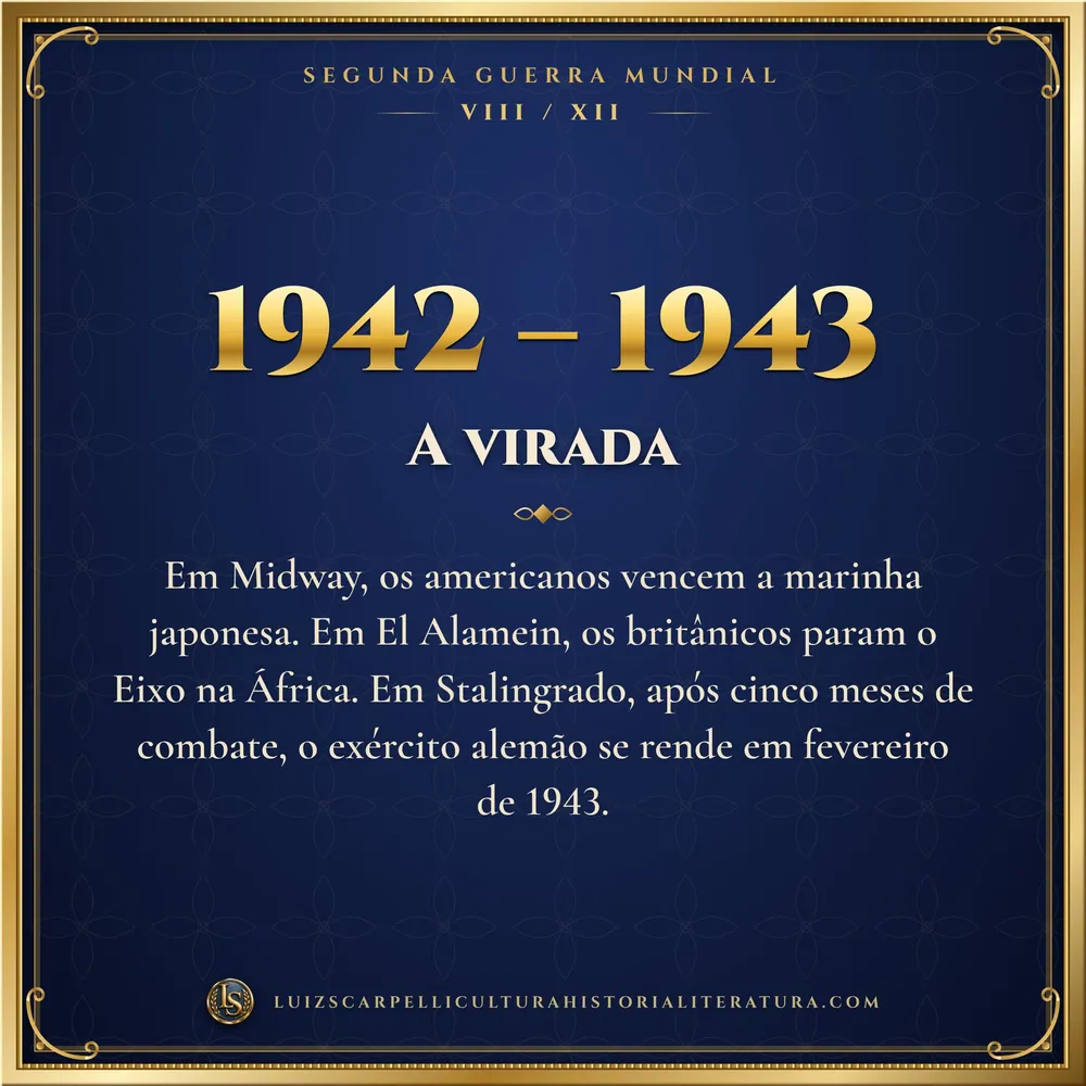 1942 – 1943: A virada. Segunda Guerra Mundial, Luiz Scarpelli