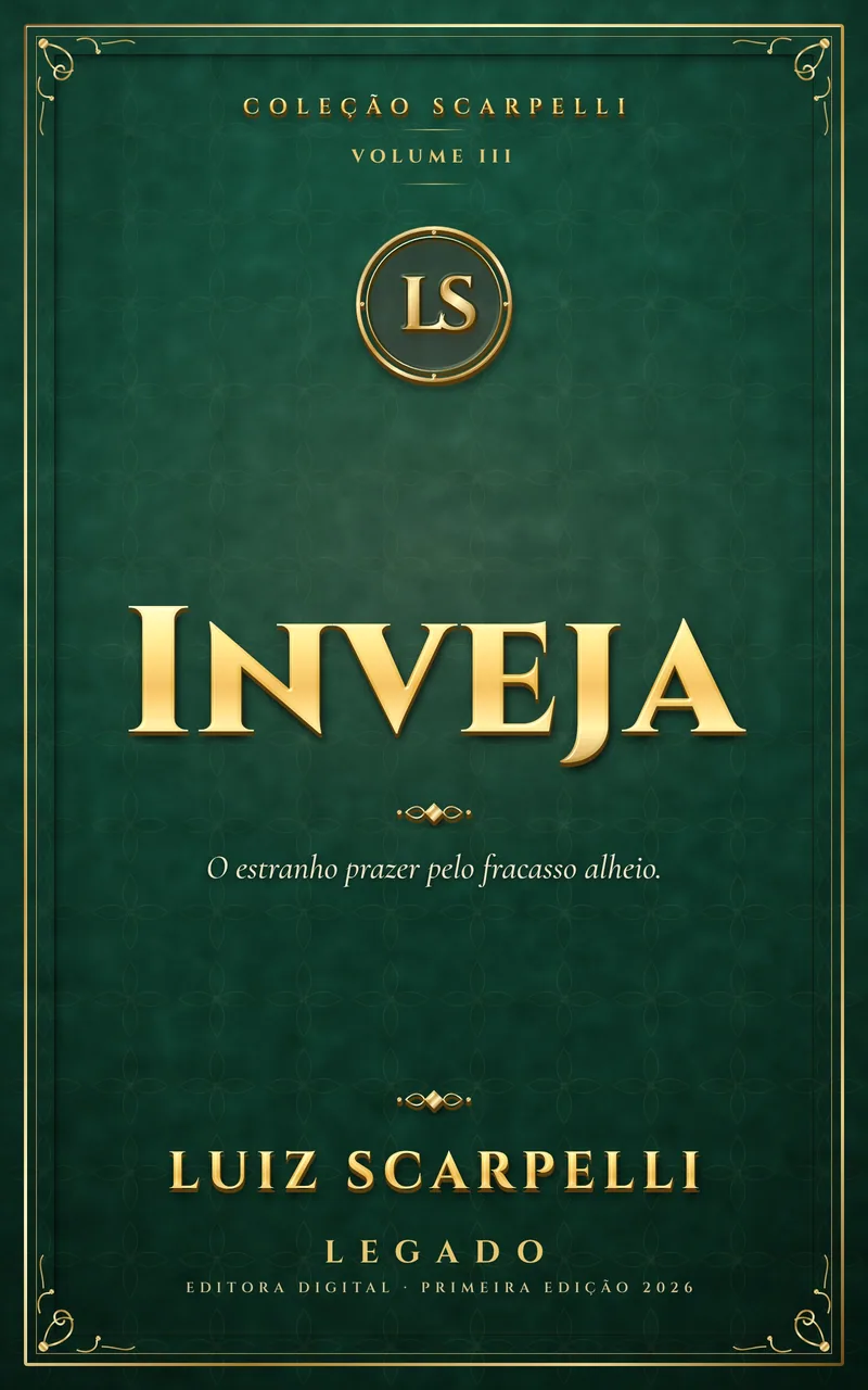 Capa do livro Inveja, de Luiz Scarpelli (em preparação)