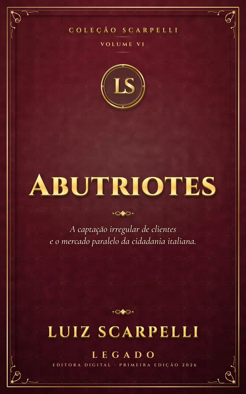 Capa do livro Abutriotes, de Luiz Scarpelli (em preparação)