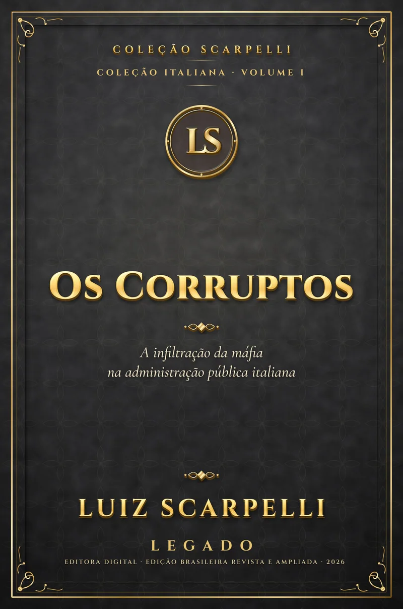Capa do livro Os Corruptos, de Luiz Scarpelli