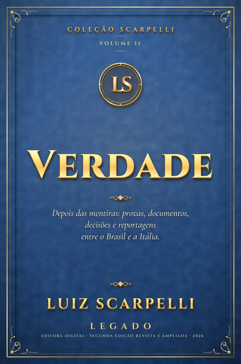 Capa do livro Verdade, de Luiz Scarpelli