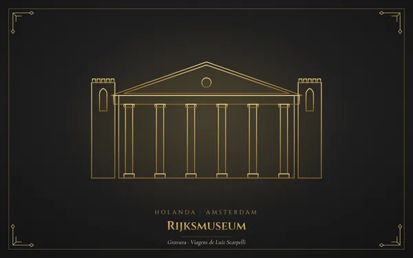 Rijksmuseum, gravura das viagens de Luiz Scarpelli