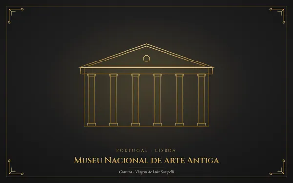 Museu Nacional de Arte Antiga, gravura das viagens de Luiz Scarpelli