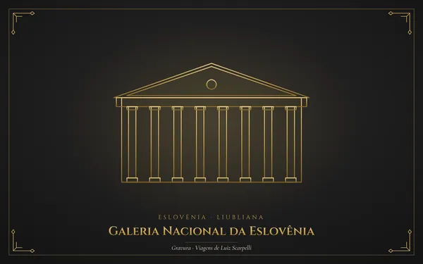 Galeria Nacional da Eslovênia, gravura das viagens de Luiz Scarpelli
